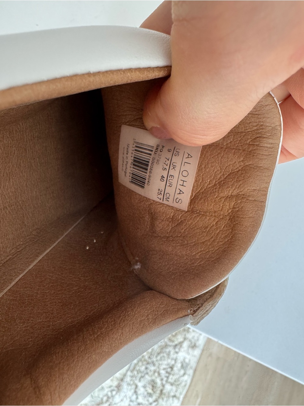 ALOHAS Leather Sneakers | Made in Italy | EU 40 - Picture 9 of 16